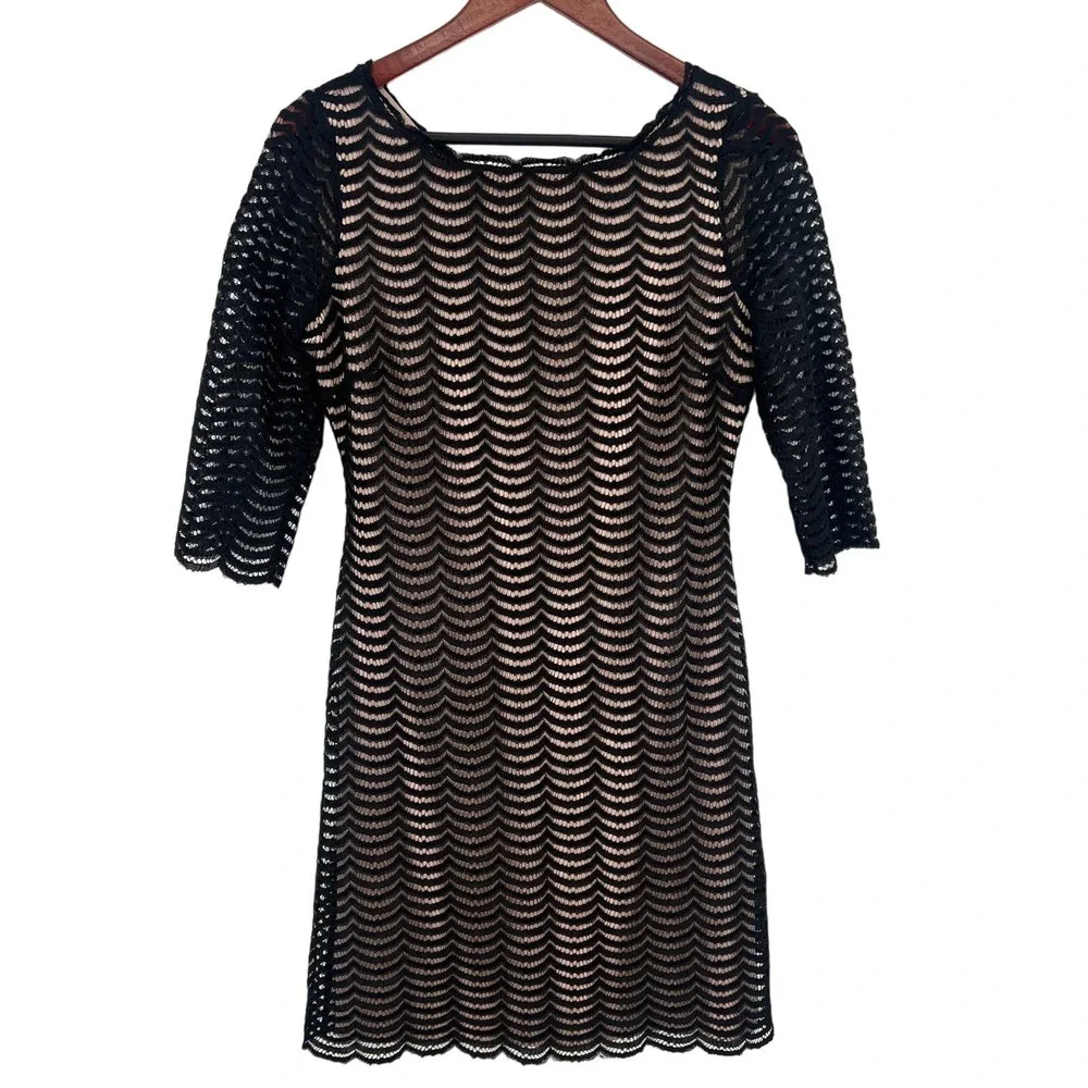Ivanka Trump Womens Size 6 Black Business Dress Half Sleeve Professional Party - Picture 1 of 9